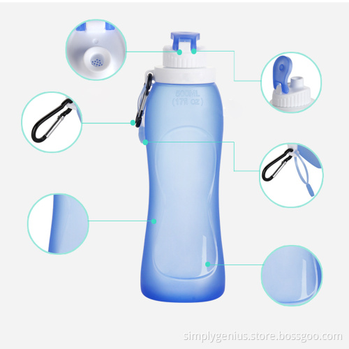 medical silicone leak proof pocket sized drinks small joyshaker bpa free water bottle